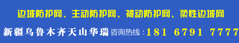 边坡防护网_主动防护网_被动防护网 - 新疆天山华瑞丝网制品有限公司